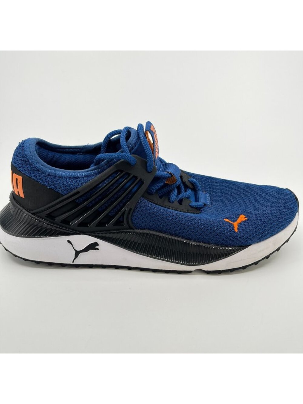 Puma Pacer Future Mens Size 8.5 Blue Orange Athletic Running Shoes Sneakers